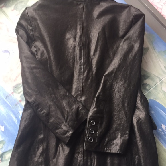 XS/S Elizabeth and James black leather jacket - Picture 4 of 4